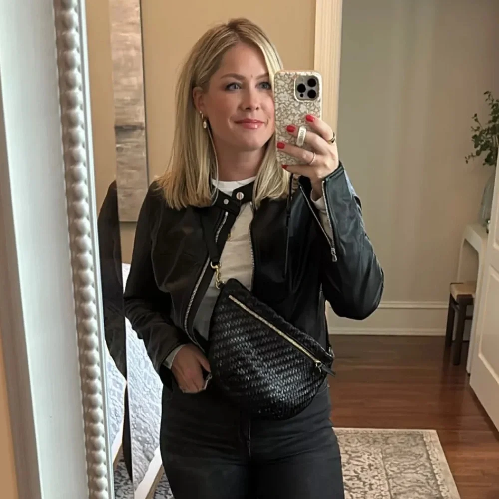 NWT Spanx II Faux Leather Moto Jacket